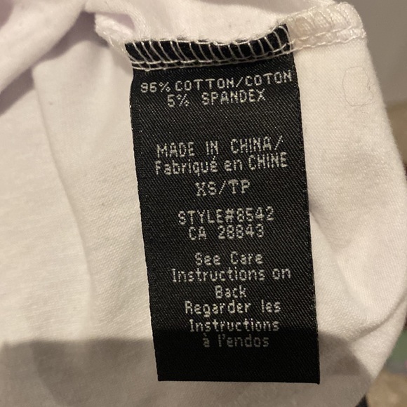 Tattoo Essentials white square-neck t-shirt. - Picture 4 of 4